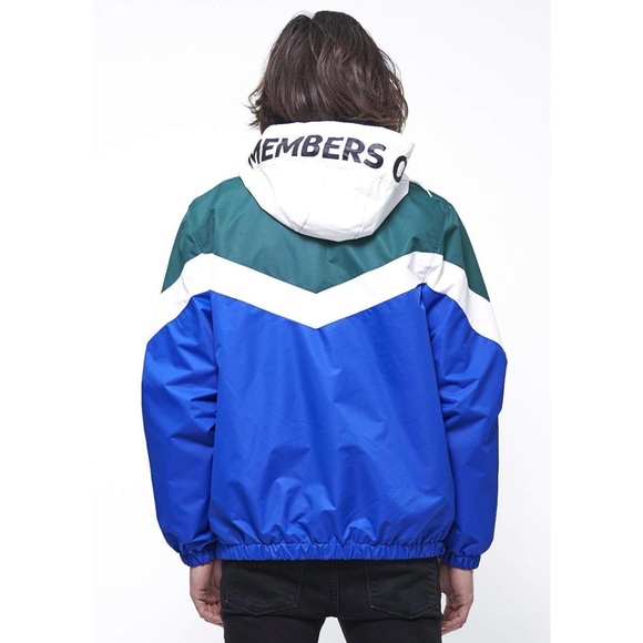 Members Only Half Zip Hoodie. Very cool current spin on a classic. 🔥 Size M. - Picture 5 of 13